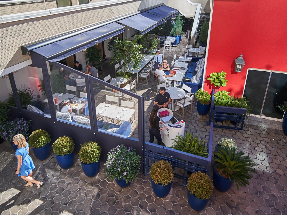 birds eye view of Sofia Patio Toronto's Best-Patios-Talk-of-Toronto