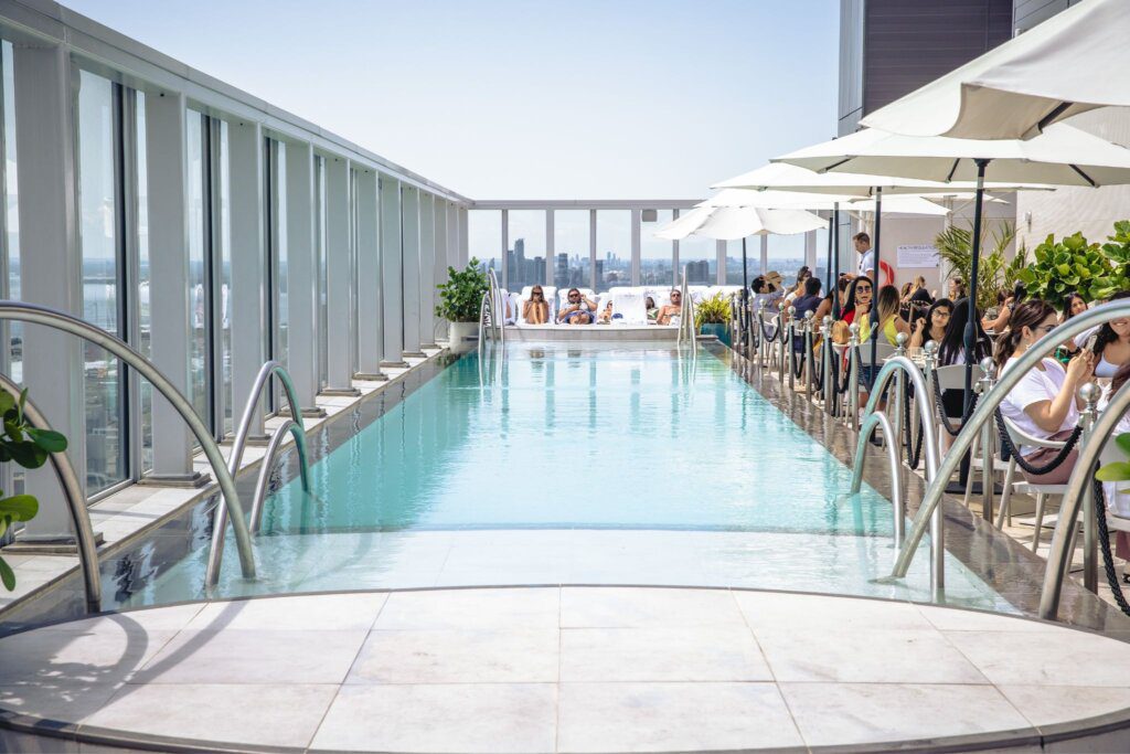 Rooftop Pool at KOST Toronto Patio's