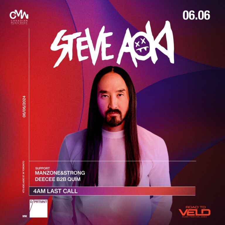 STEVE AOKI AT DPRTMNT - TORONTO Flyer