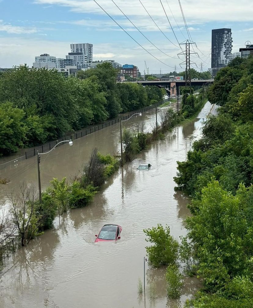 Toronto Highway Flood