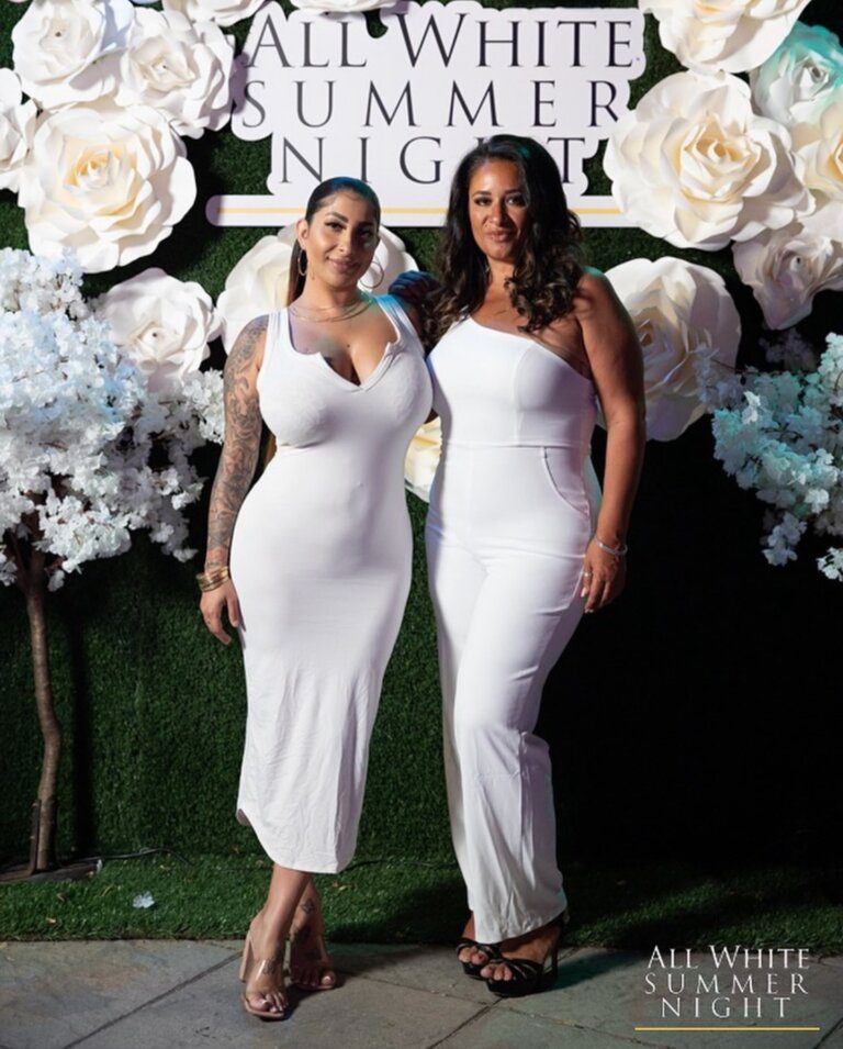 Models at Junior Jones All White Toronto Event