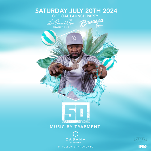 50 Cent Flyer for Cabana Pool Bar