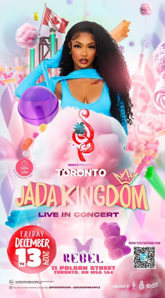 Jada Kingdom Concert Toronto Flyer