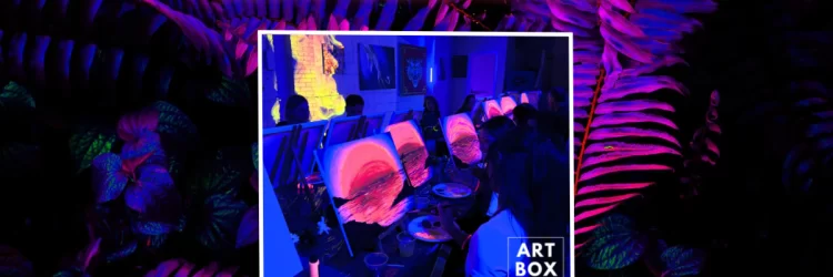 Glow in the Dark Paint Night – Valentines Day Edition