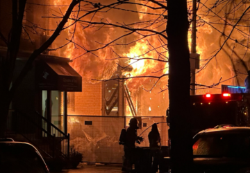 Massive Fire in Yorkville Burns Six Townhomes Under Construction