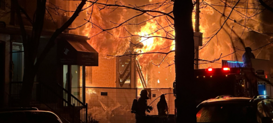 Massive Fire in Yorkville Burns Six Townhomes Under Construction