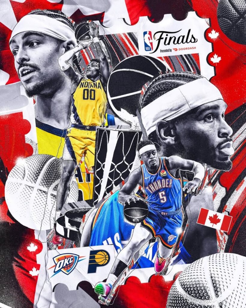 Canadian Players in the NBA Finals 2025 artwork