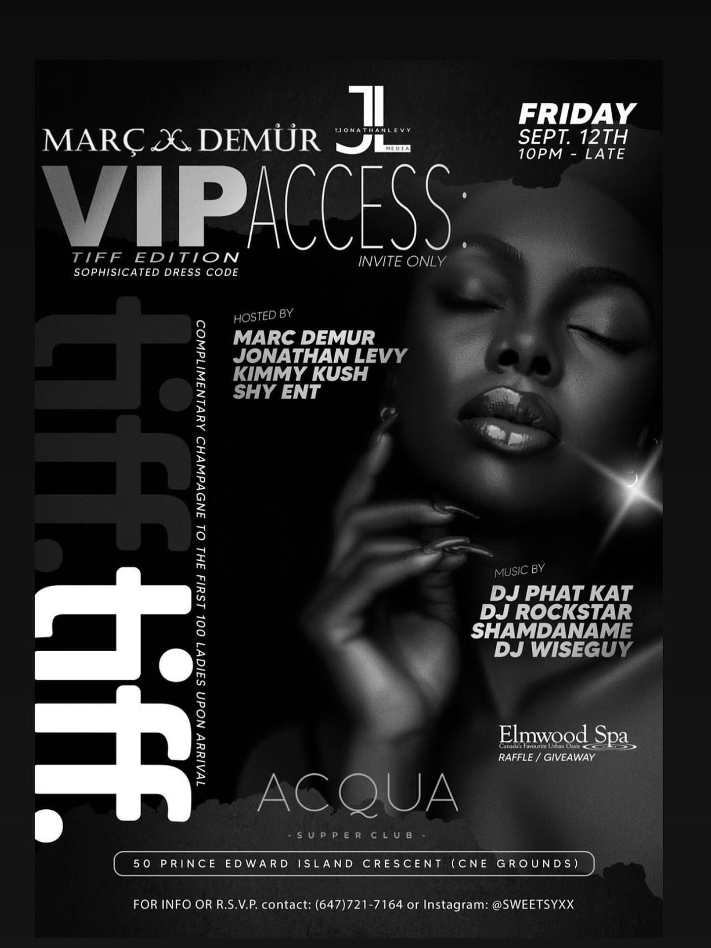 VIP ACCESS - TIFF PARTY