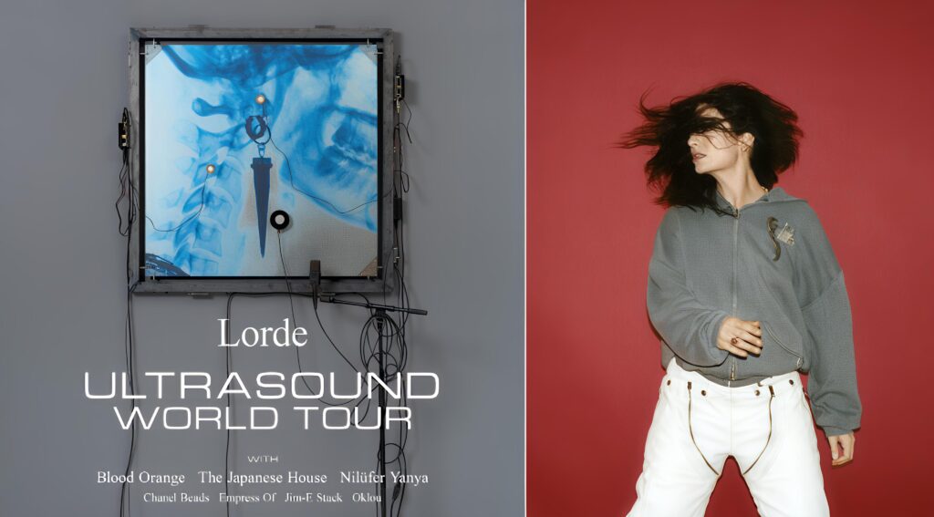 Lorde Ultrasound Conert Flyer for Toronto at Scotia Bank Arena