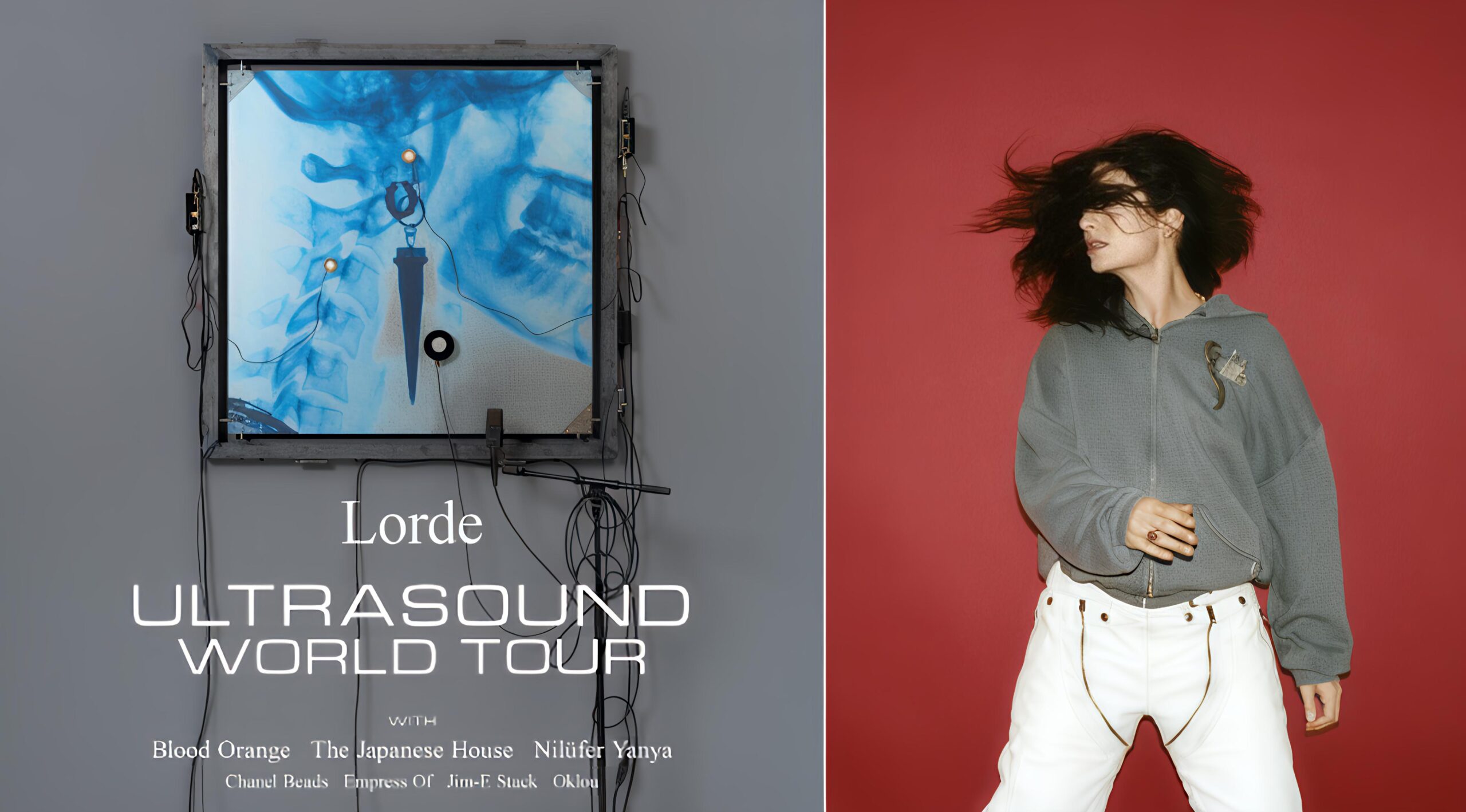 Lorde Ultrasound Conert Flyer for Toronto at Scotia Bank Arena