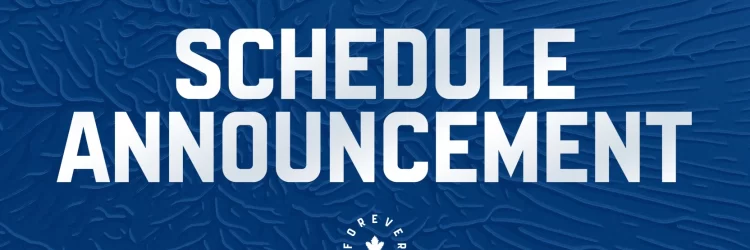 Maple Leafs Announce 2025-26 NHL Regular Season Schedule