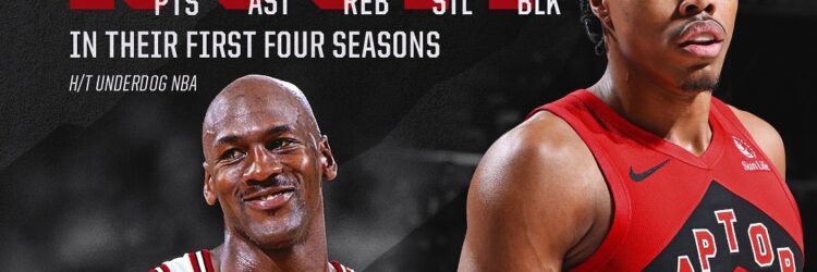 Scottie Barnes Joins Michael Jordan in Historic NBA Start