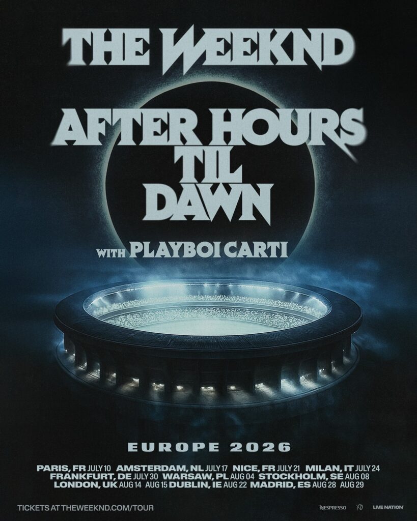 The Weeknd Europe UK 2026 Tour