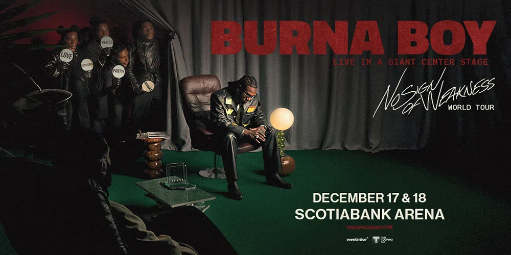Burna Boy Live in Concert — No Sign of Weakness Tour - Toronto