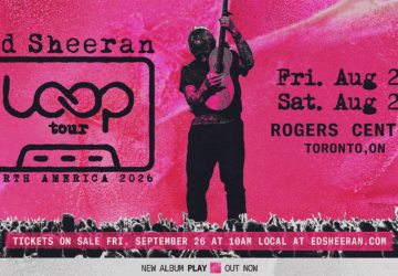Ed Sheeran Live Concert in Toronto- Loop Tour 2026