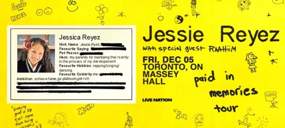 Jessie Reyez Live in Concert — Paid In Memories Tour – Toronto