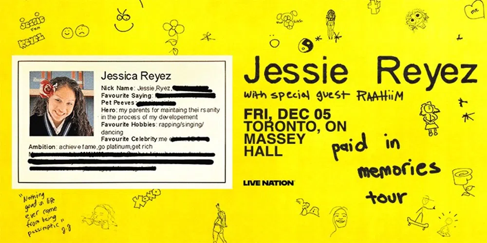 Jessie Reyes Concert Flyer