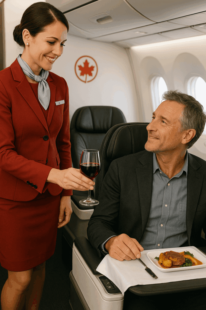 Air Canada Free Alcohol