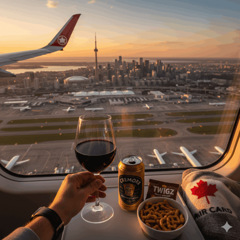 Air Canada Free Alcohol