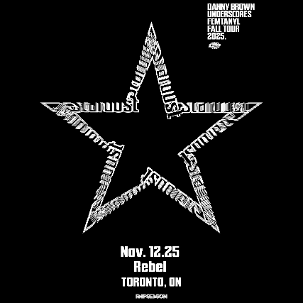 DANNY BROWN Live Concert in Toronto- STARDUST TOUR