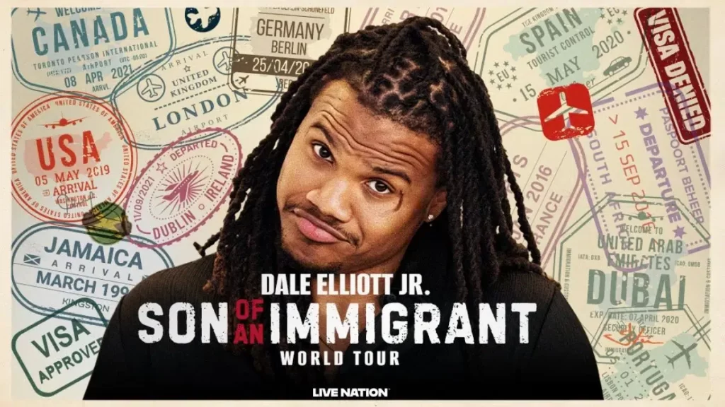 Dale Eilliot Jr Comedy Show Flyer