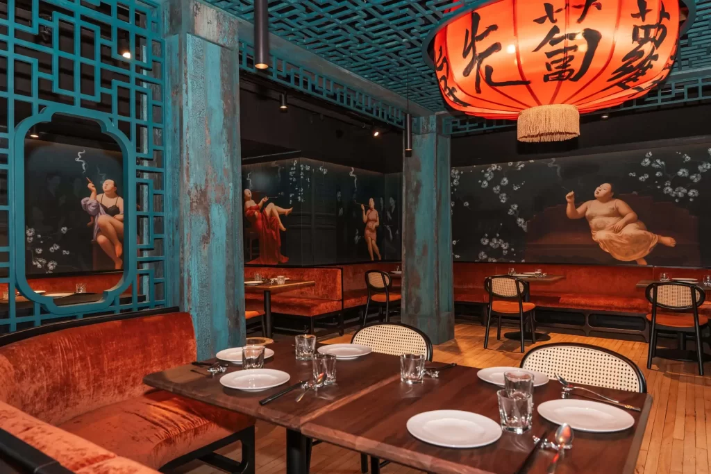 honey chinese restaurant interior