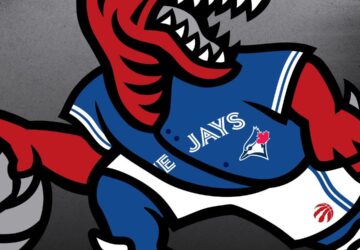 Toronto Raptors Show World Series Support with Blue Jays Logo Colab