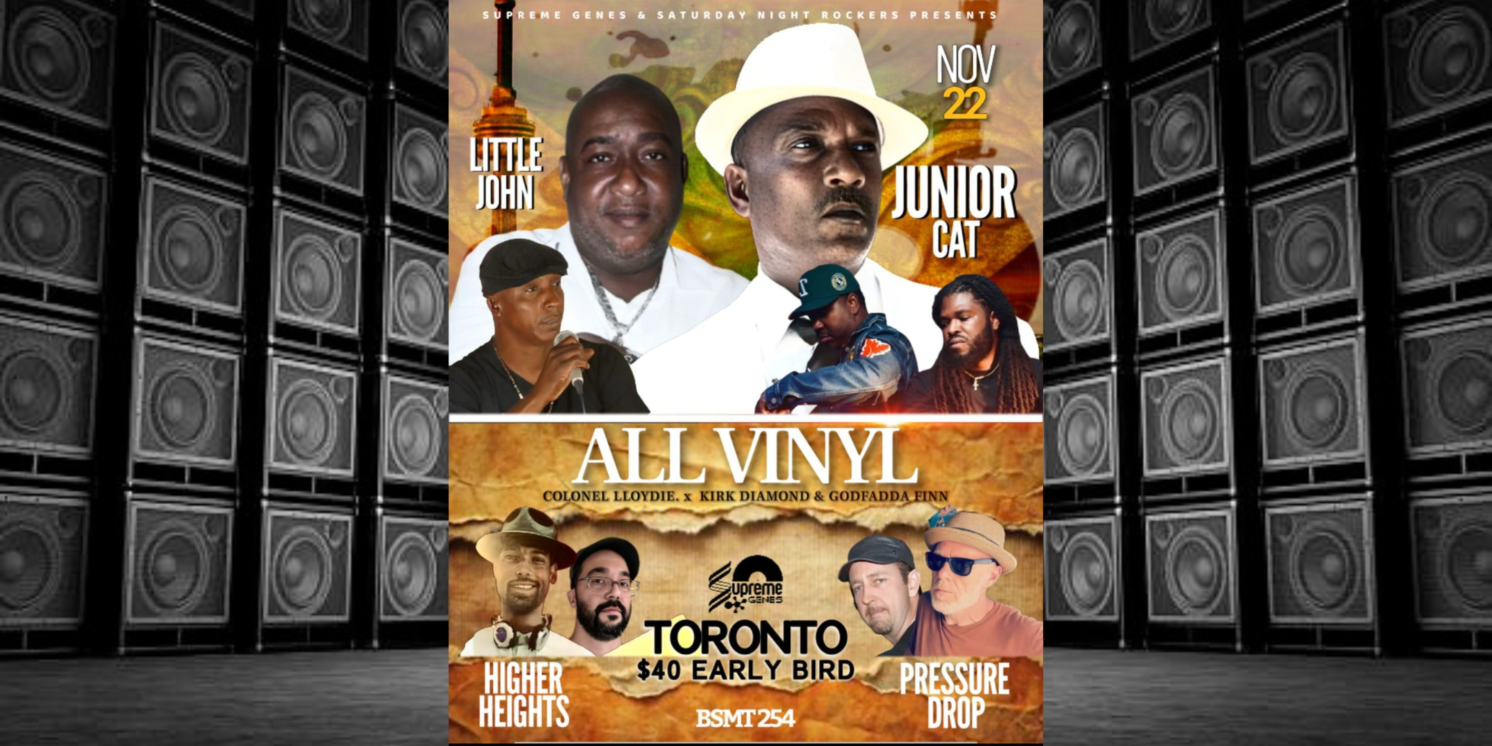 JUNIOR CAT, LITTLE JOHN & COLONEL LLOYDIE LIVE IN TORONTO