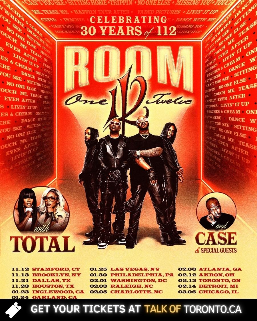 112, Total, Case Toronto Concert Flyer
