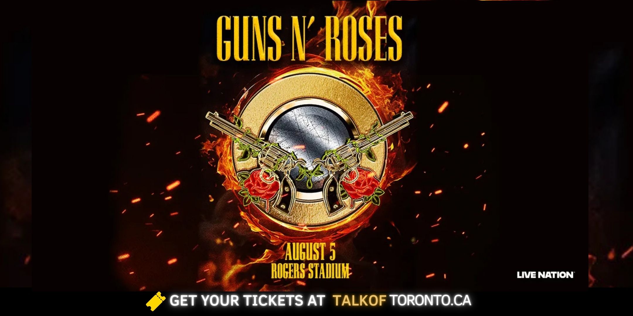 Guns N' Roses Live in Toronto: World Tour 2026 artwork