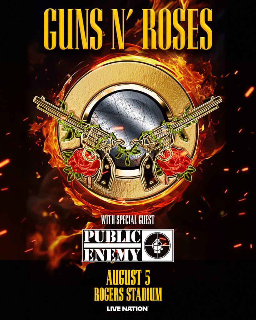 Guns N' Roses Live in Toronto: World Tour 2026 artwork