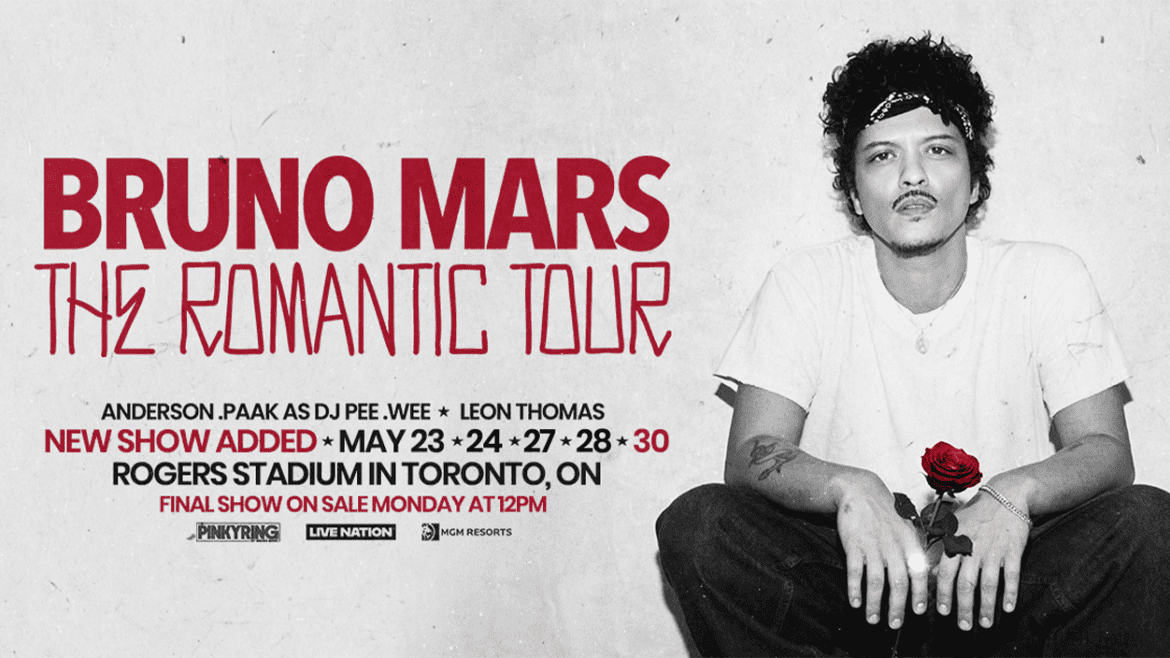Whos Opening For Bruno Mars In Toronto