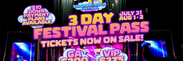 SOS FEST 2026: Summer of Soca – Toronto Caribana Weekend