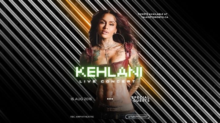 KEHLANI Live CONCERT TORONTO 2026 FLYER
