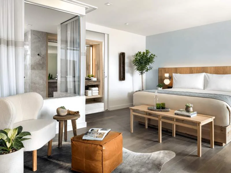 Sustainable luxury guest room at 1 Hotel Toronto