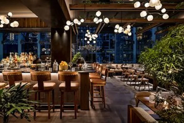 Restaurant interior at 1 Hotel Toronto