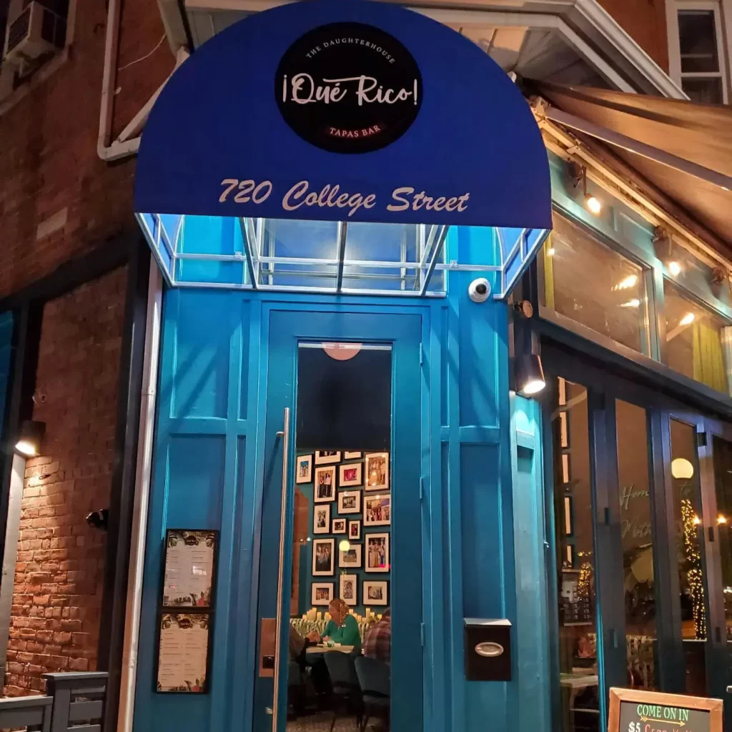 Que Rico Tapas Bar- Exterior in Toronto