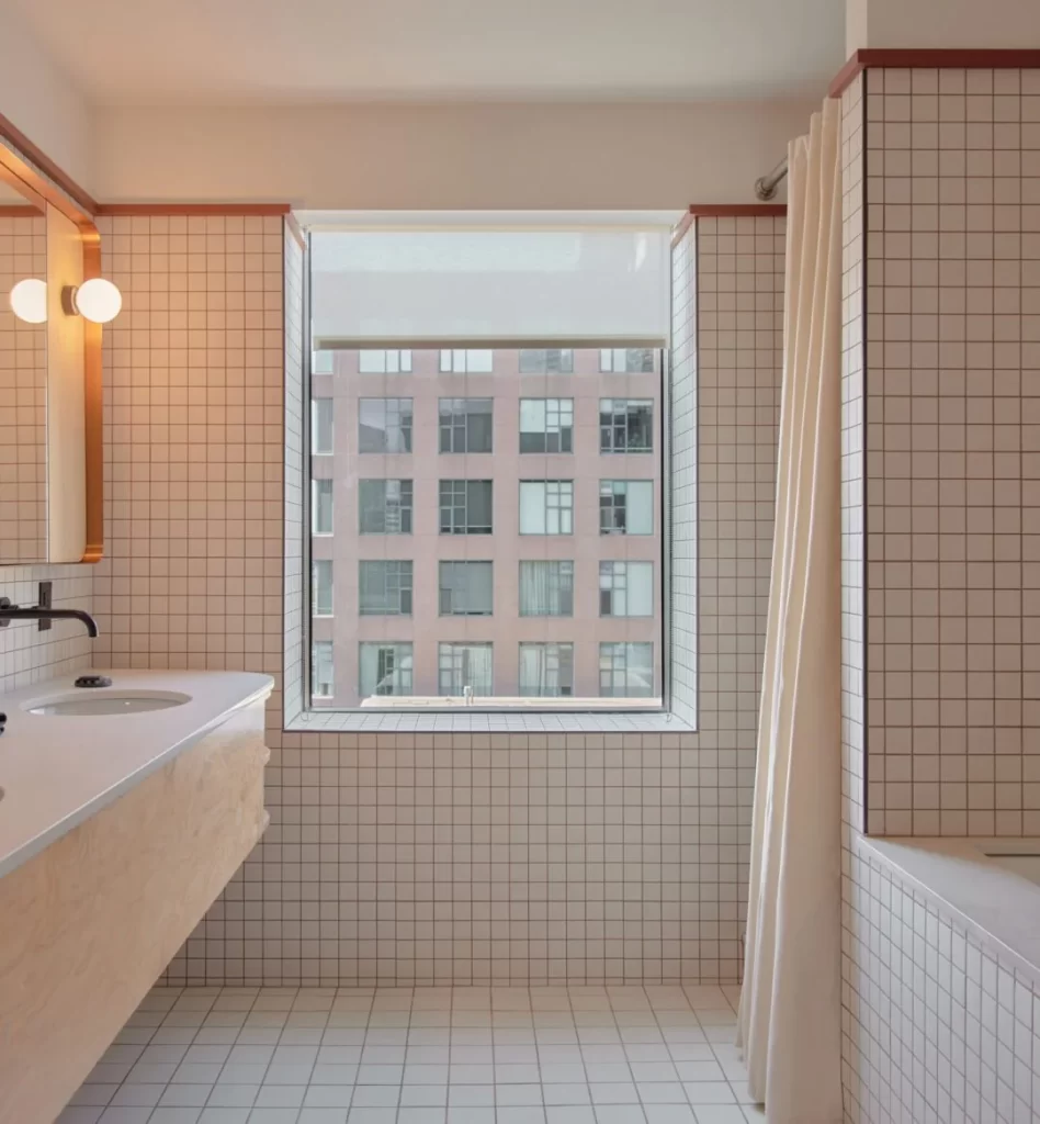 Guest bathroom at Ace Hotel Toronto
