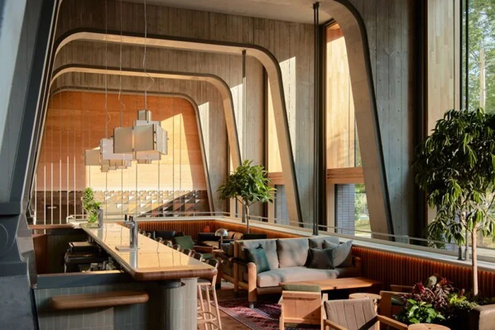 Lobby and lounge at Ace Hotel Toronto