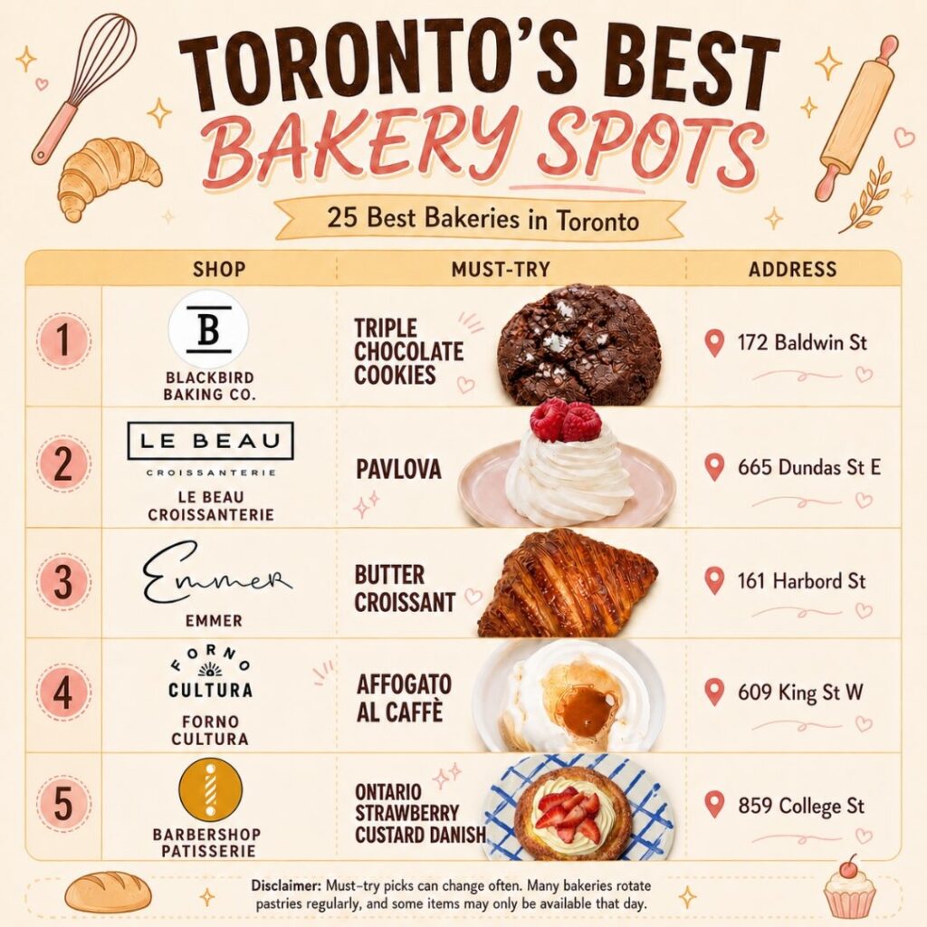 best bakery spots in Toronto photo