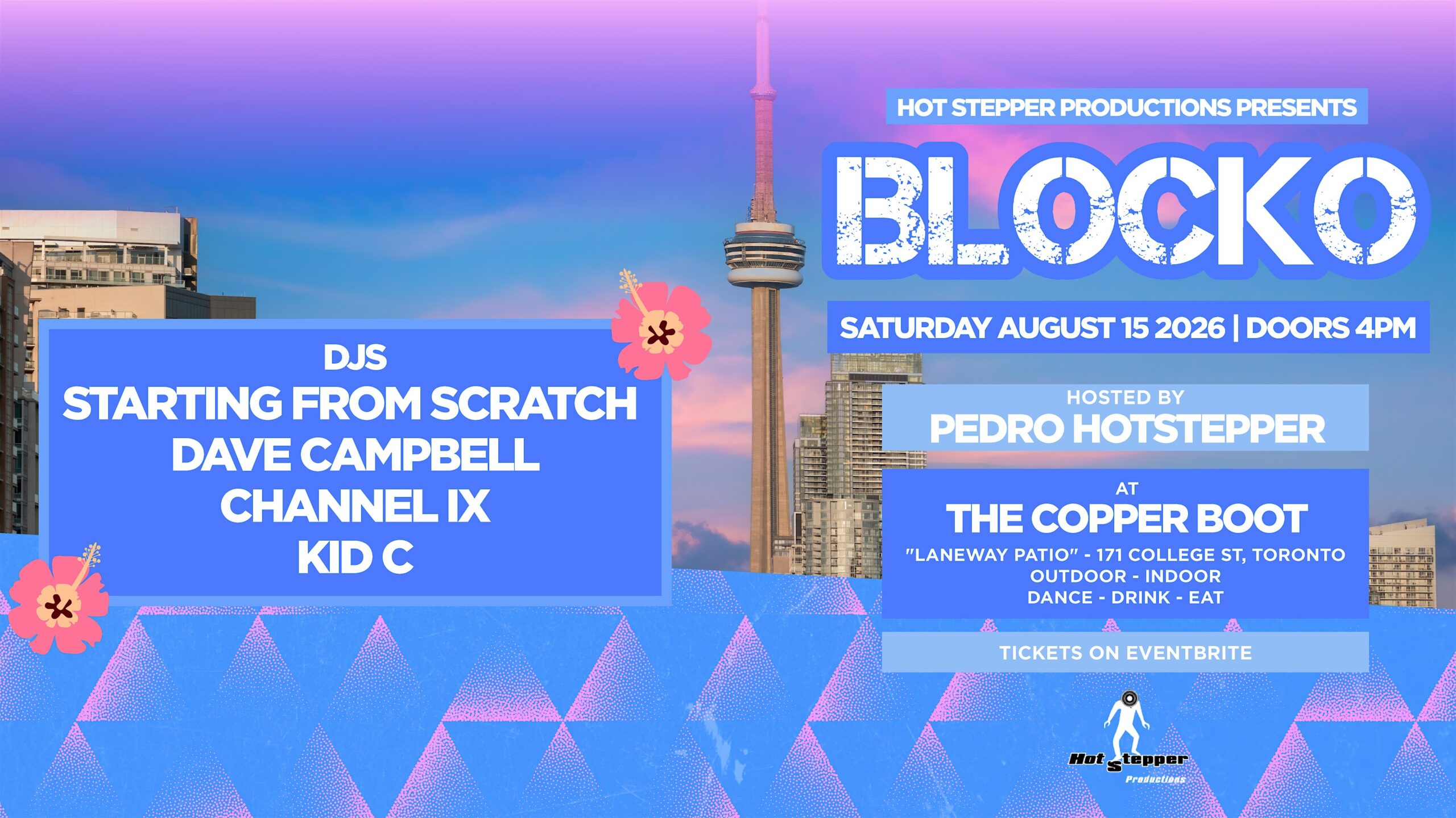 BLOCKO | Day Party August 15th Toronto at The Copper Boot