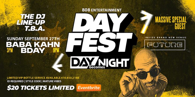 DAY FEST Throwback DAY JAM 80s 90s 00s Toronto at Future