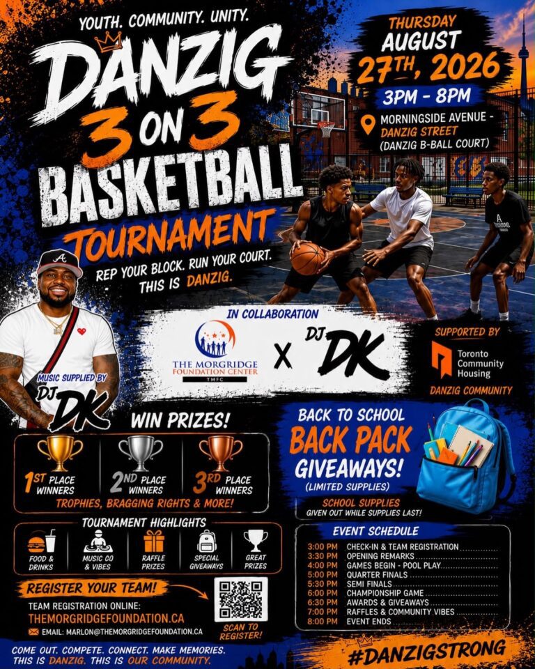 DJ DK back-to-school giveaway Toronto photo