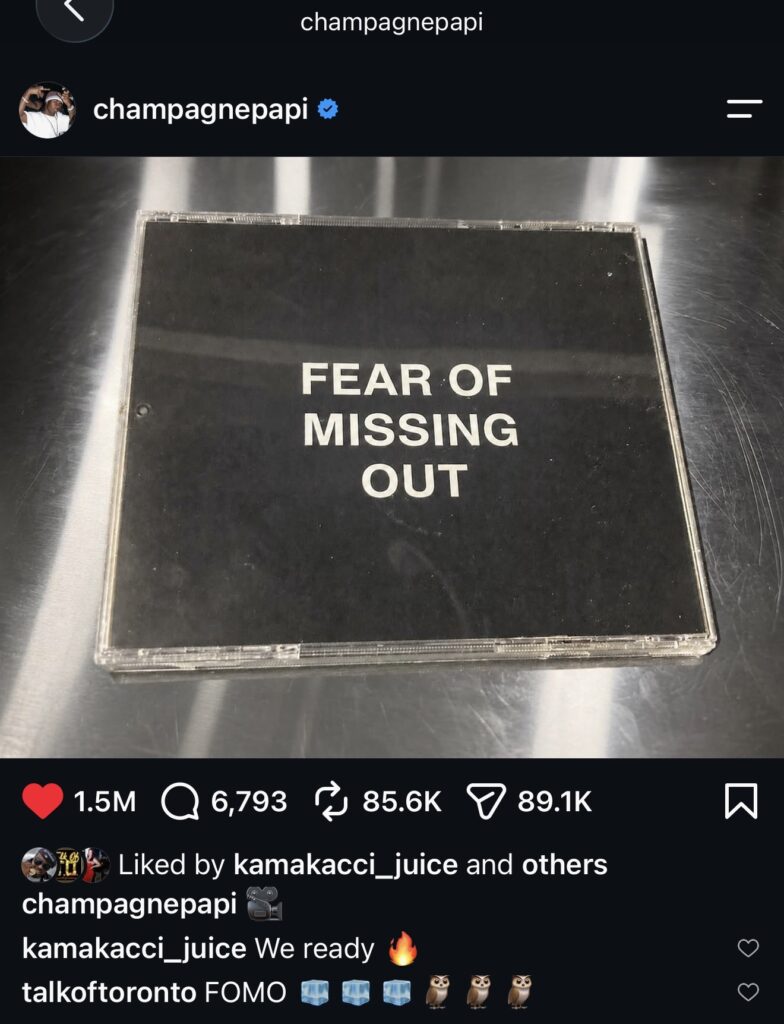 Drake Instagram hint Toronto photo 2