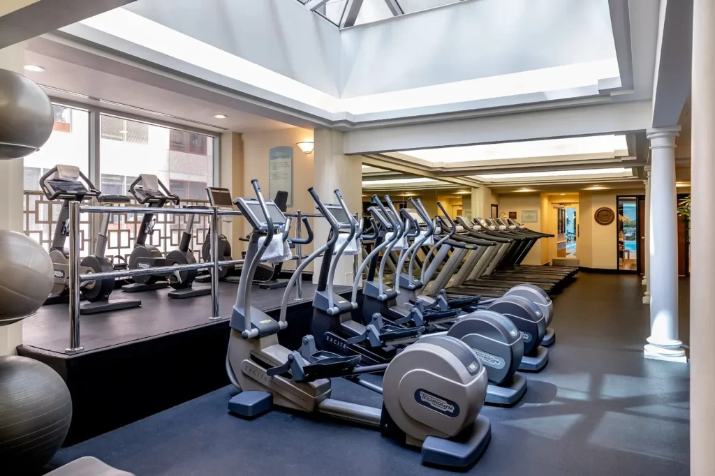 Fitness centre at Fairmont Royal York in Toronto