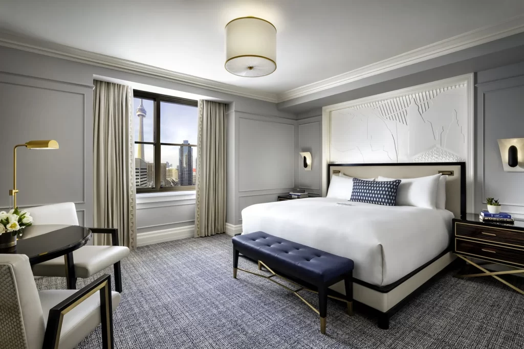 Fairmont Gold guest room at Fairmont Royal York in Toronto
