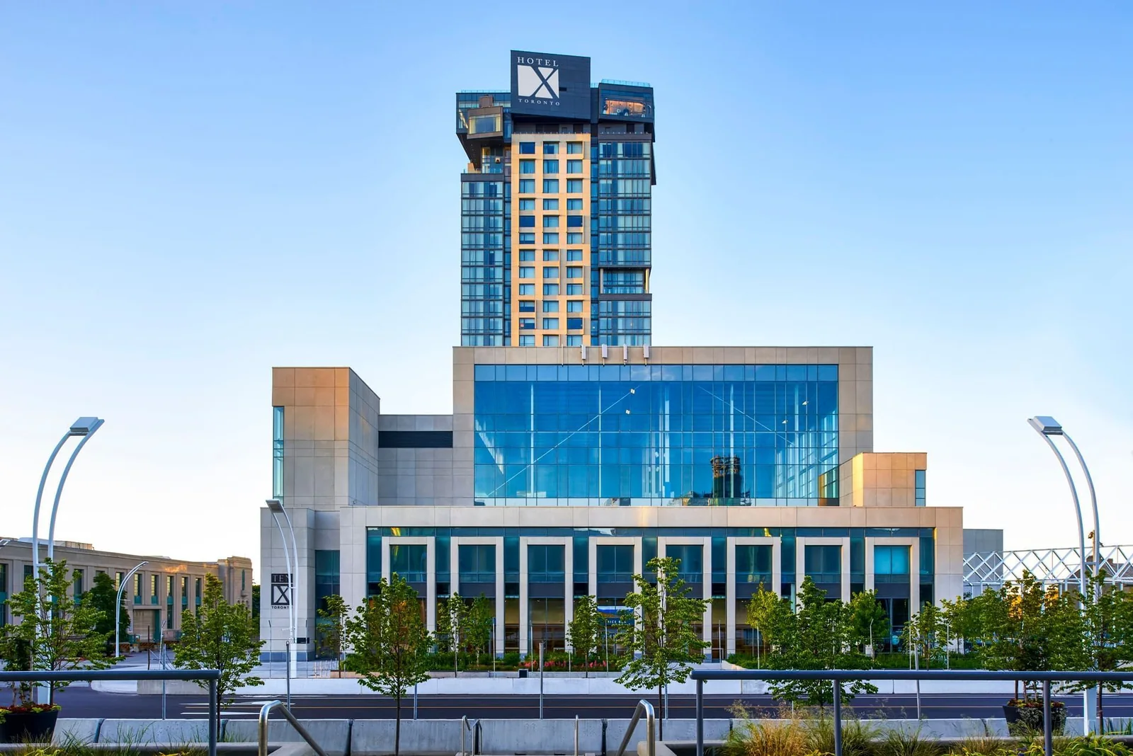 Exterior of Hotel X Toronto at Exhibition Place in Toronto