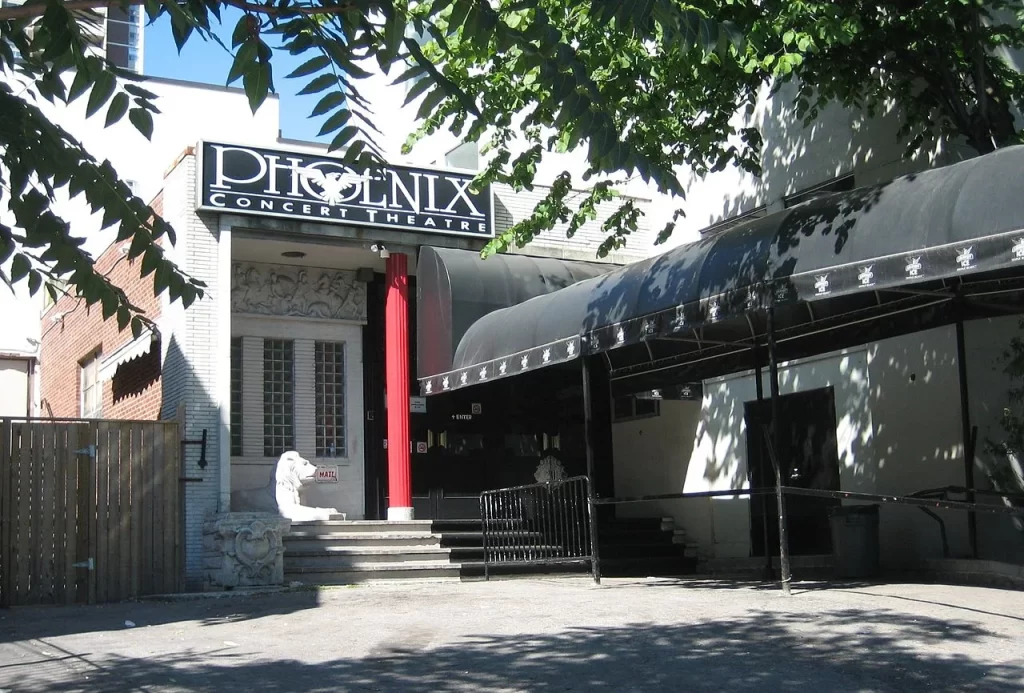 Exterior of Phoenix Concert Theatre in Toronto