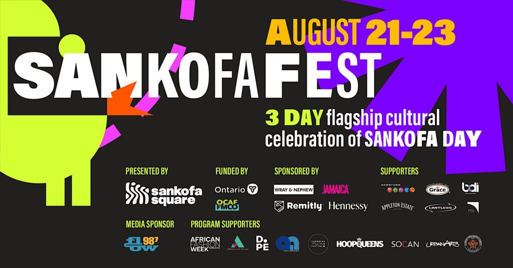 SankofaFest 2026 Toronto at Sankofa Square