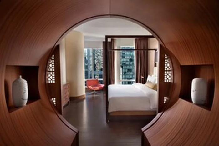 Luxury guest room at Shangri-La Toronto